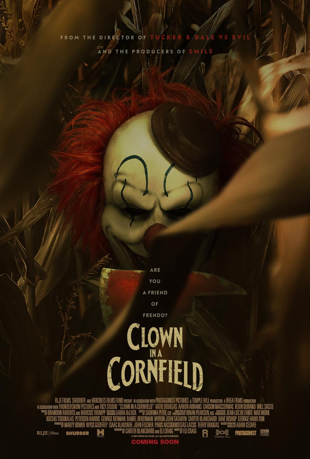 Clown in a Cornfield