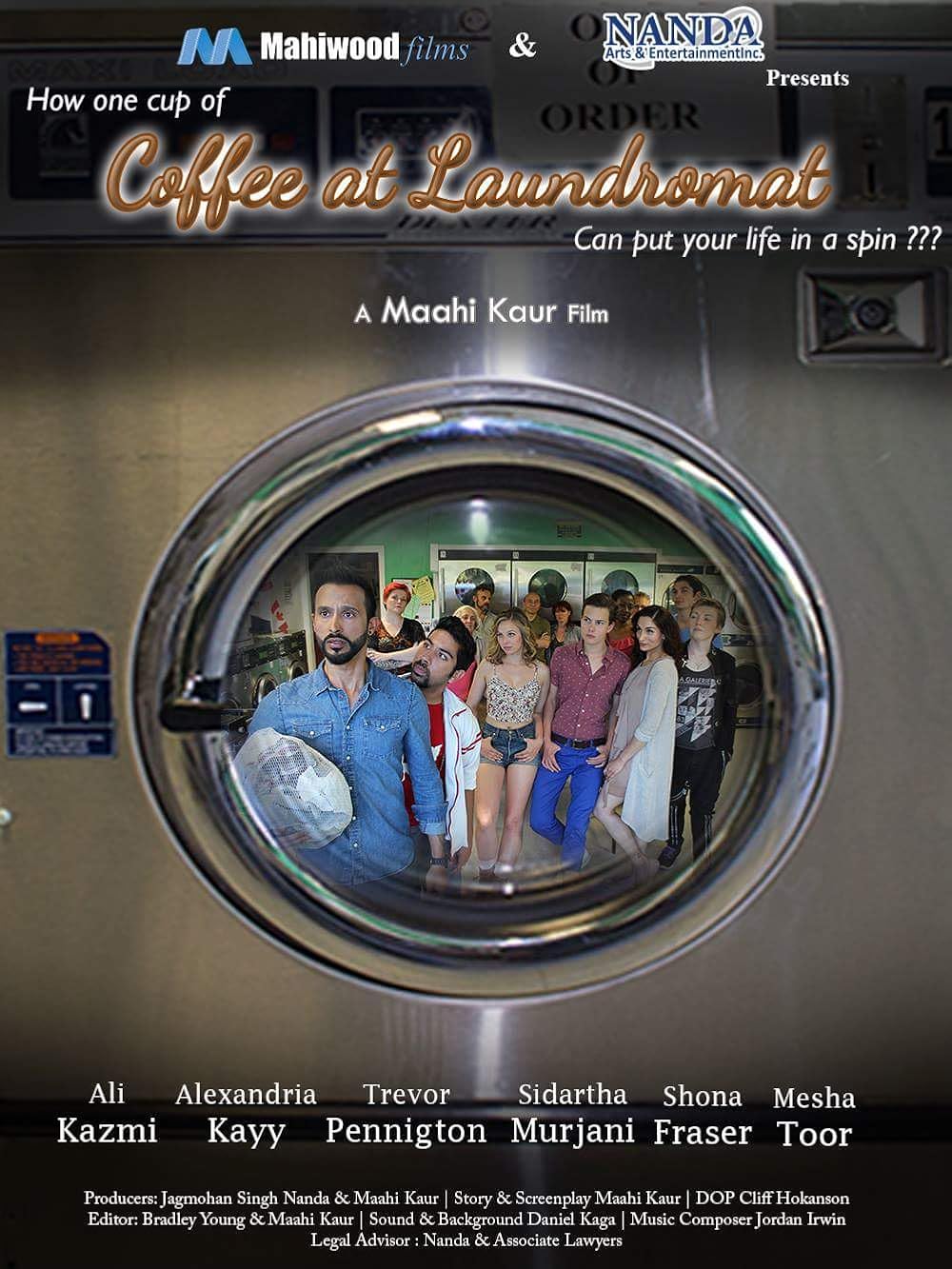 Coffee at Laundromat